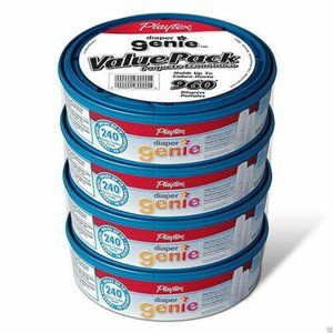 Refill Bags Playtex Baby Ideal for Diaper Genie Diaper Pails (Pack of 4) Liners